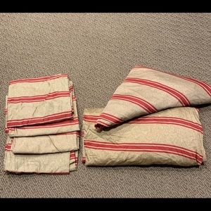 NEW Ralph Lauren King Bertrand Stripe sheet set!
